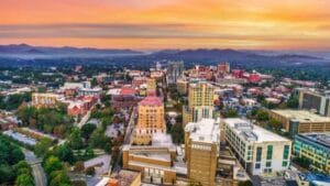 downtown Asheville North Carolina