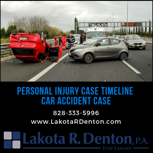 Personal injury timeline car accidents