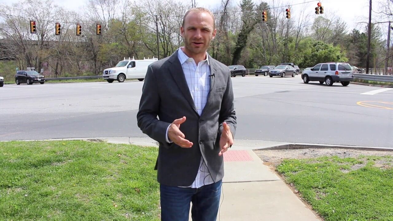 Lakota Denton at the corner of South Tunnel Road in Asheville