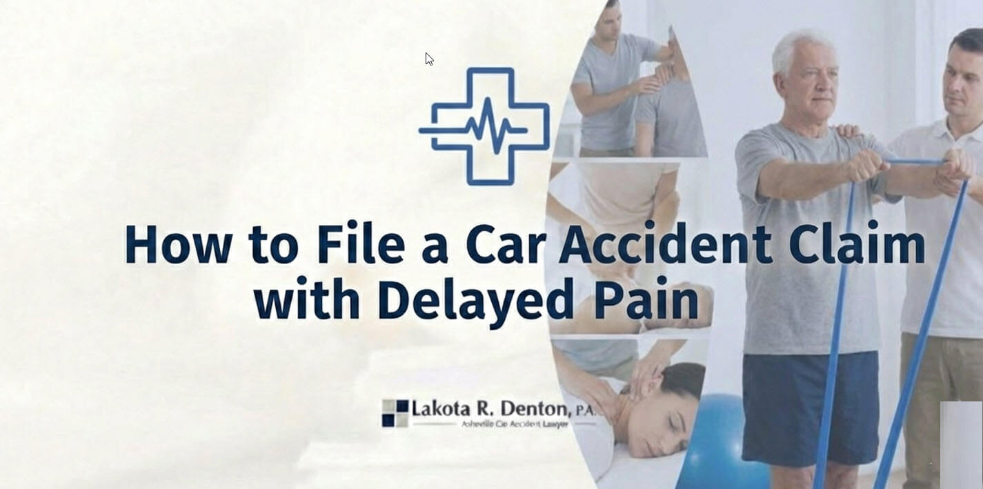 File car accident delayed pain