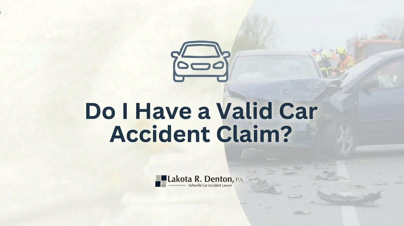Do I have a valid car accident claim NC - blog title card